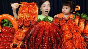 АСМР ЕДА КОРЕЯ | МУКБАНГ | ОСЬМИНОГ, ЩУПАЛЬЦА КАМЬМАРА