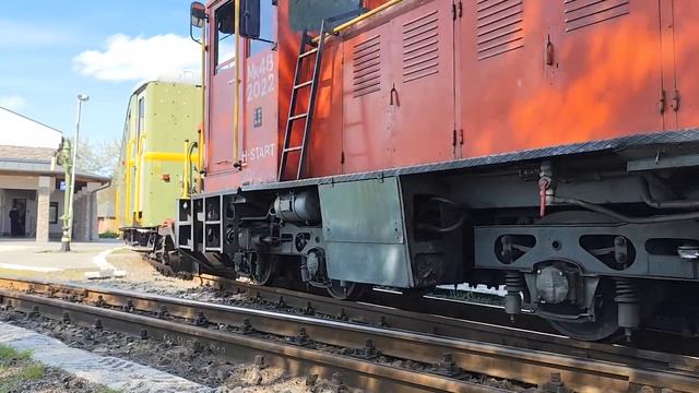 УЖД Тепловоз Mk48 2022 с вагоном Пафаваг