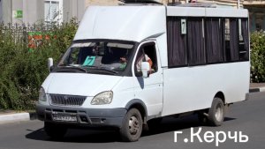 Поездка на маршрутке Рута 20 2008 г.в. Маршрут 7 (г.Керчь)