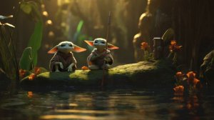 Relaxing Sci-Fi AMBIENT 🎧💫 MUSIC & ASMR🌲Star Wars Forest ambience - Mandalorian inspired： ＂SORGAN