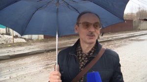 Улицу Лысогорскую в слободе Подновье затопило после сильного ливня