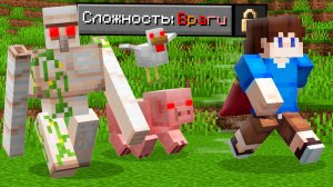 Прохожу Майнкрафт, но МОБЫ меня ПРЕСЛЕДУЮТ!