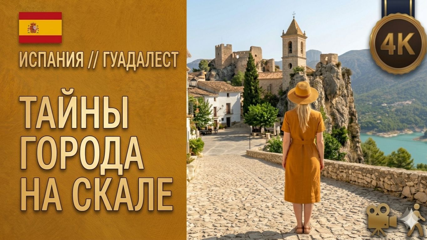 Испания о которой молчат // Город-крепость на вершине скалы 4К