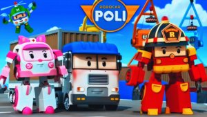 Робокар Поли -  Спасатели. РобоМашинки спешат прийти на выручку попавшим в беду жителям Брумса