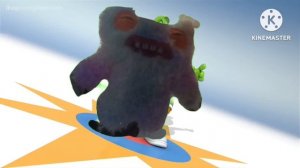 розовый монстр танцует гумми Бера