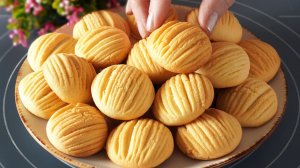 Печенье, которое тает во рту! Всего за 10 минут! Быстро, просто и невероятно вкусно.