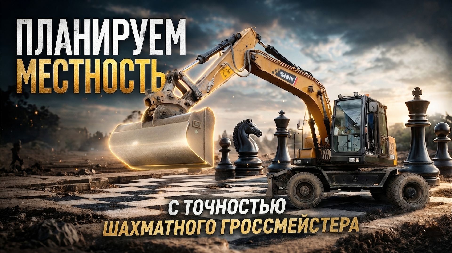 Планировочный ковш «Профессионал» на строительстве ленинградских дорог