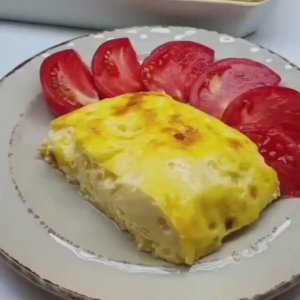 Омлет с творогом