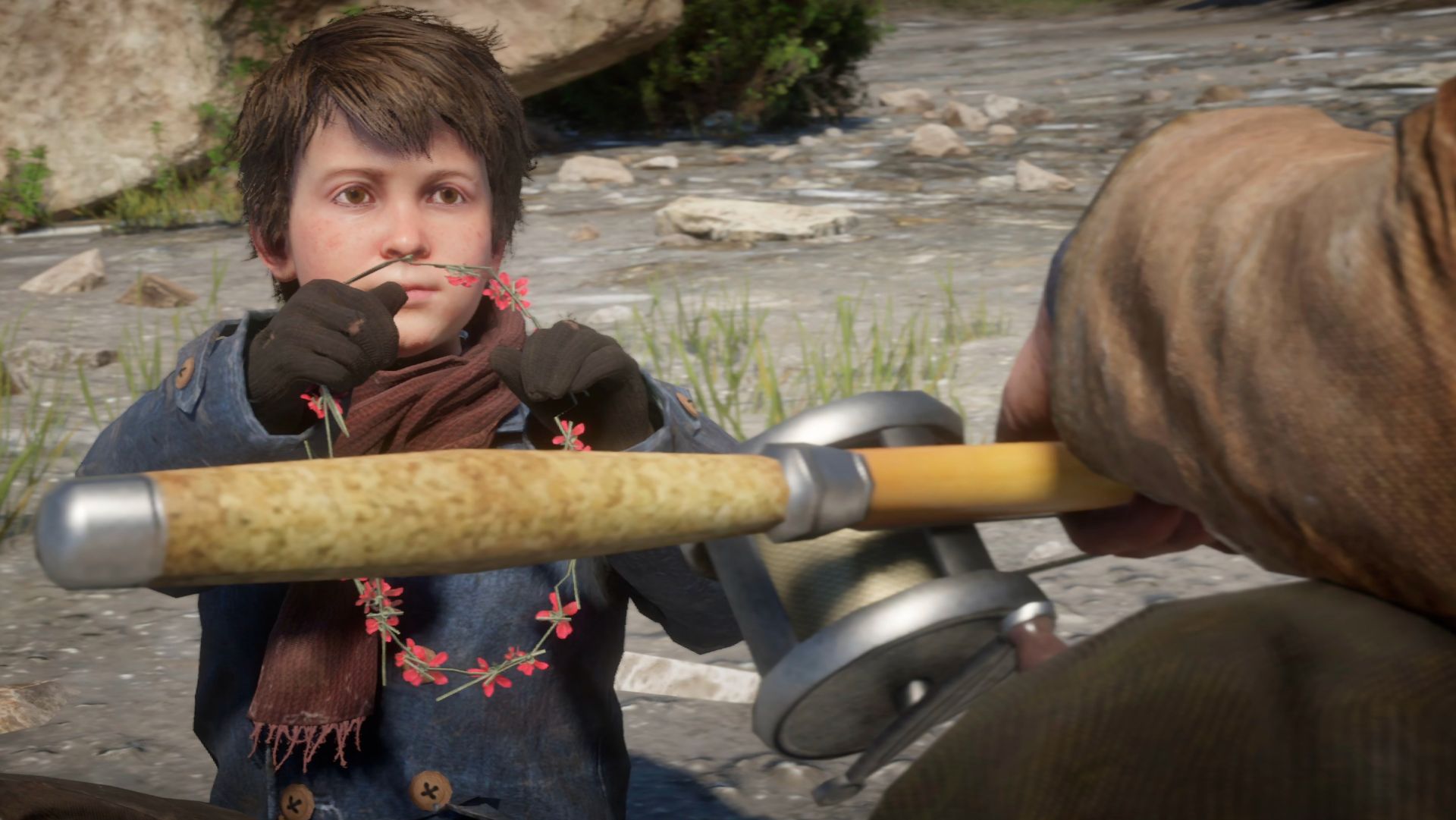 Red Dead Redemption 2 - серия 19 - Рыбалка с Джеком