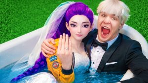 Я КИНУЛ В ВАННУ БОМБОЧКИ KPOP DEMON HUNTERS В 3:00 НОЧИ!!