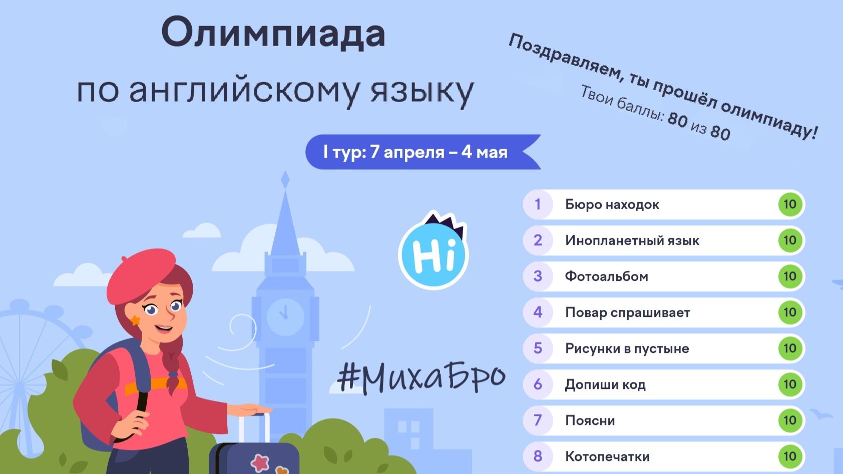 Олимпиада по Английскому языку, Апрель 2026 / Учи.ру / Разбор заданий