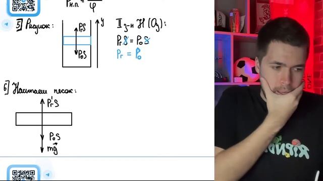 Влажный воздух с относительной влажностью φ находится в вертикальном гладком цилиндрическом №20840