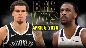 06.04.2026 | ОБЗОР МАТЧА | Бруклин Нетс - Вашингтон Уизардс | Highlights