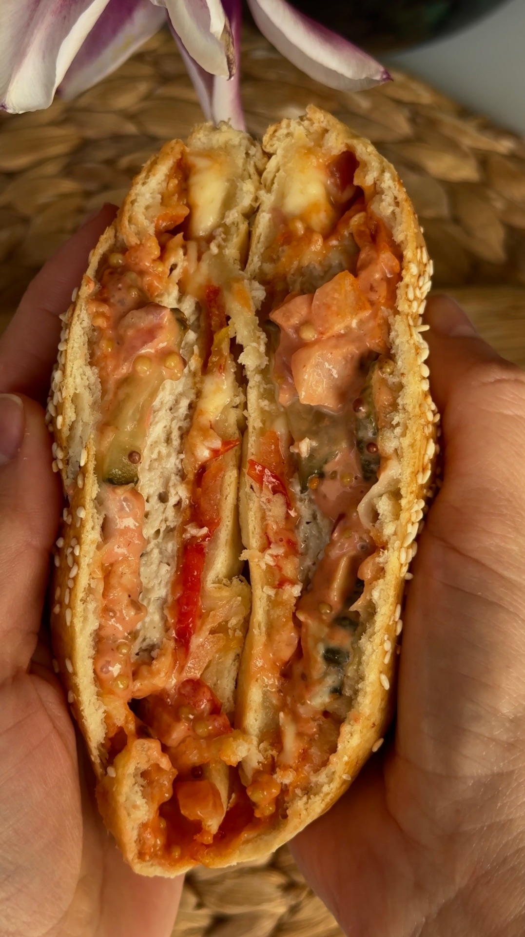 Гамбургер в слоеном тесте 🍔