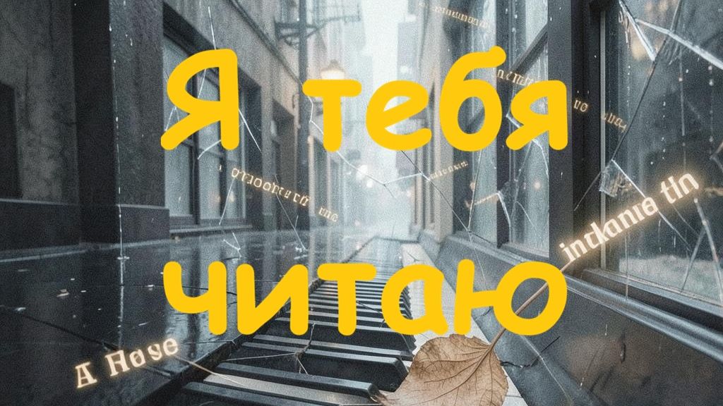 Я тебя читаю