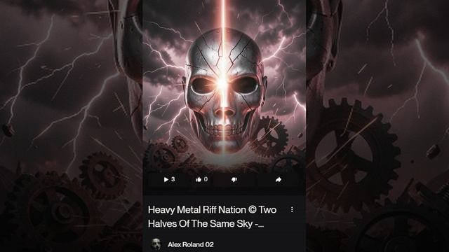 Heavy Metal Riff Nation © Two Halves Of The Same Sky - Cover Alex Roland