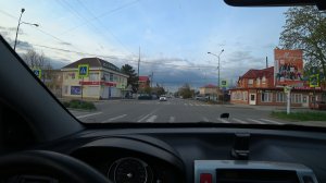 Брюховецкая из окна автомобиля. От магазина Чижик до мкр Северный. День 5-й, часть 12-я. 15.04.2025.