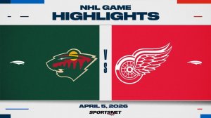 06.04.2026 | ОБЗОР МАТЧА | Детройт Ред Уингз - Миннесота Уайлд | Highlights