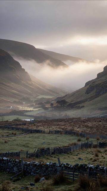 Утренний туман в горах #природа #ландшафт #фотография