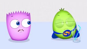 Сборник мультиков для малышей - Изучаем свойства предметов вместе с Оп и Боб на русском