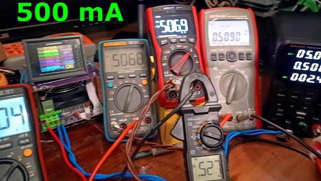 Точность мультиметров на DC токе APPA505, ZOYI ZT-Y, ZT303, ANENG AN9002, PN100 и др