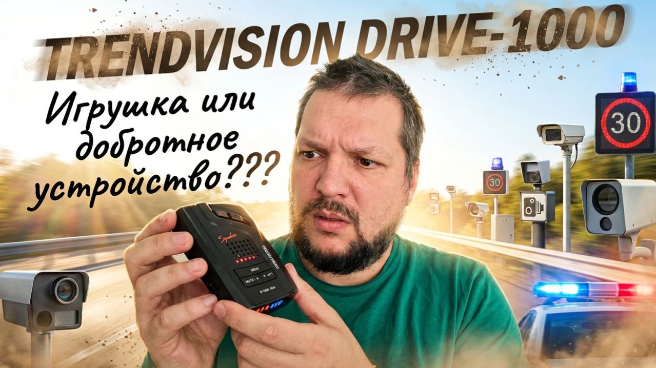 ПРОВЕРКА НА АКТУАЛЬНОСТЬ: РАДАР-ДЕТЕКТОР от TRENDVISION
