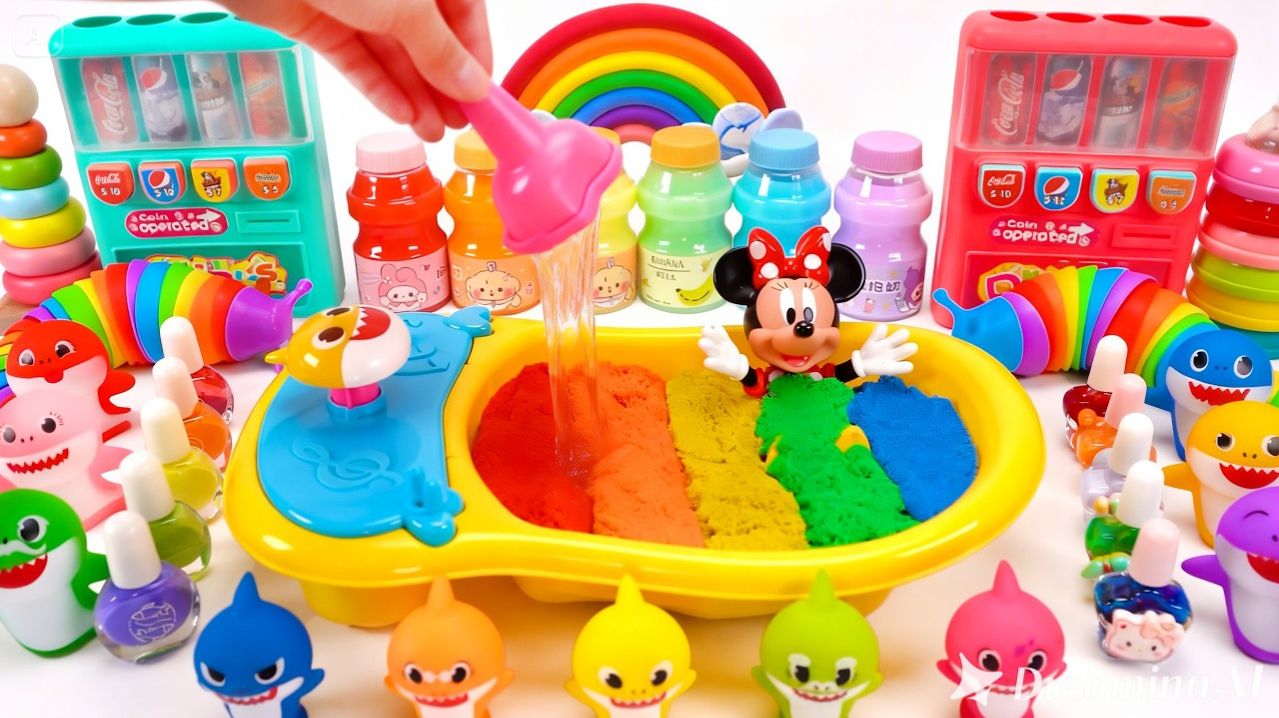 КУПАЕМ МИККИ МАУСА В ВАННОЙ С КИНЕТИЧЕСКИМ ПЕСКОМ ВИДЕО МУЛЬТИКИ ДЛЯ ДЕТЕЙ КАНАЛ ИГРАЛКИ-ЗАЛИПАЛКИ