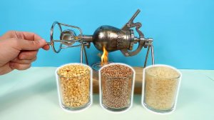 Засыпал гречку, рис и горох в китайский Попкорн Аппарат и офигел! Пушка для попкорна!