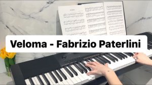 Fabrizio Paterlini - Veloma | PIANO COVER