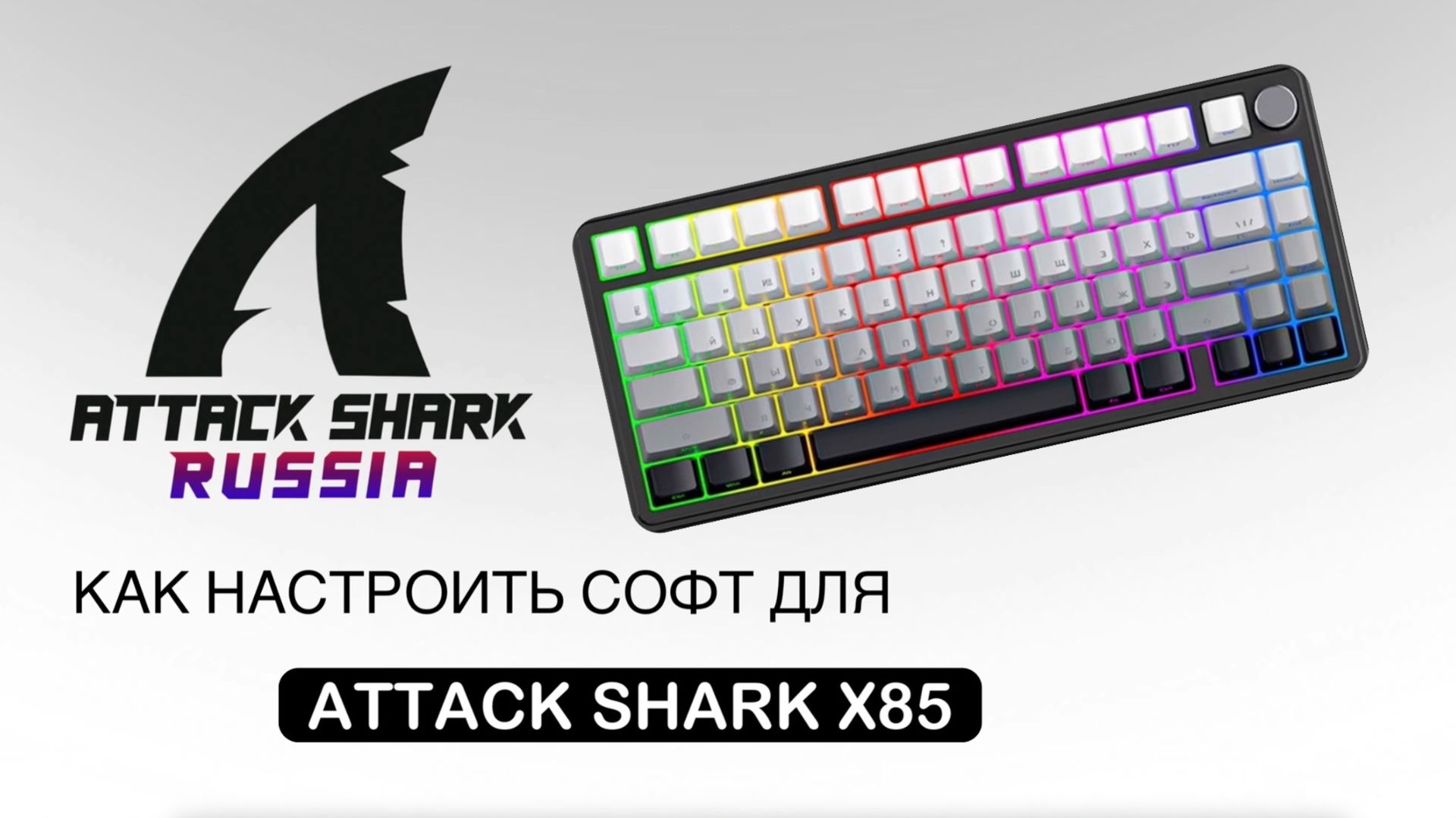 ATTACK SHARK X85 — КАК НАСТРОИТЬ СОФТ | SOFTWARE GUIDE