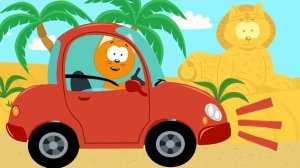 Котэ ТВ – Машинки Бип Бип 🚚 Угадай животных! – Сборник – Развивающие песенки для малышей