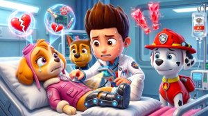 МУЛЬТИКИ ДЛЯ ДЕТЕЙ ВСЕ СЕРИИ ПОДРЯТ О нет! SKYE попала в больницу?! Что произошло?Щенячий патруль