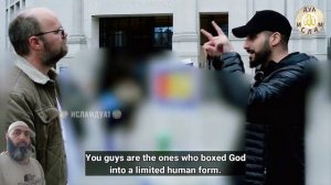 Сумасшедший проповедник нападает на мусульманина, и вот что происходит!