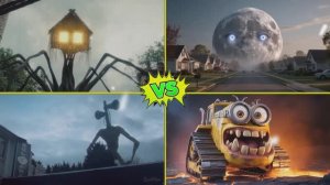 СИРЕНОГОЛОВЫЙ И МИНЬОН ЕХЕ 😱 ЛУННАЯ ЛУНА Против МОНСТРА ХАУС ХЕД — Веселый Мультик ИГРА для детей