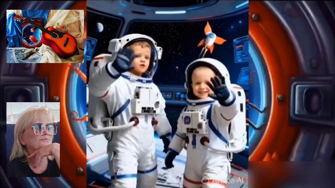 КОСМИЧЕСКИЙ БАРДАЧОК. Авторская песня. Совместный проект.