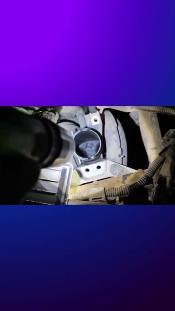 Снял дроссель и датчик холостого хода у TOYOTA VITZ , заглянул внутрь коллектора и ошалел