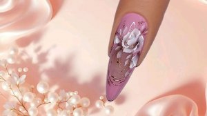 Залипательный весенний дизайн плоской кистью. МК