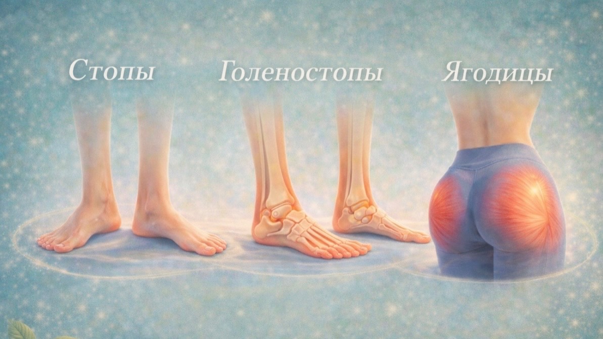 Стопы. Голеностопы. Ягодицы