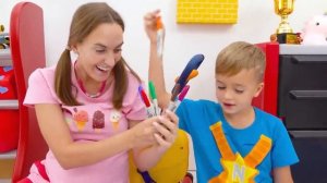 Ники учится спать один