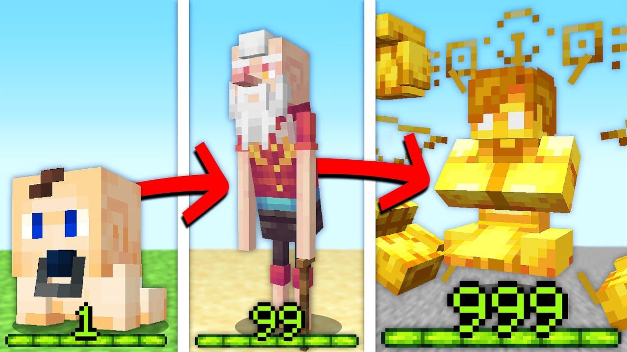 Майнкрафт, но в РАЗНОМ ВОЗРАСТЕ...