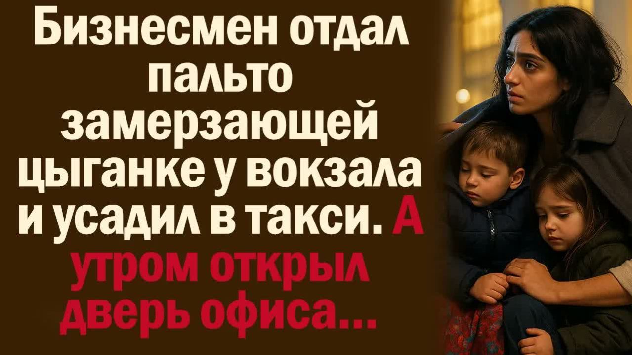 Истории из жизни. Слушать истории. Бизнесмен отдал пальто замерзающей цыганке у вокзала и
