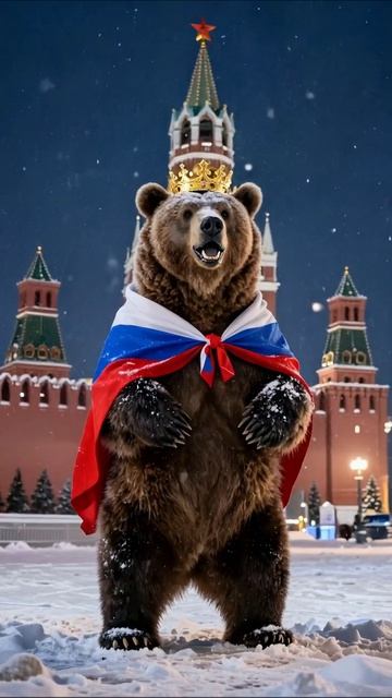 Медведь на троне: трагедия утраченной славы #Россия #медведь #потеря