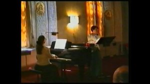 Симон Шурин. Цикл романсов на стихи М. Цветаевой. Исполняет Оливера Милякович (14.05.1998)