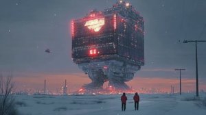 Nucleus： SciFi Ambient Music & Dronescape ❄️🎧 for Cozy Winter Walks (Relaxing White Noise)-(1080p25