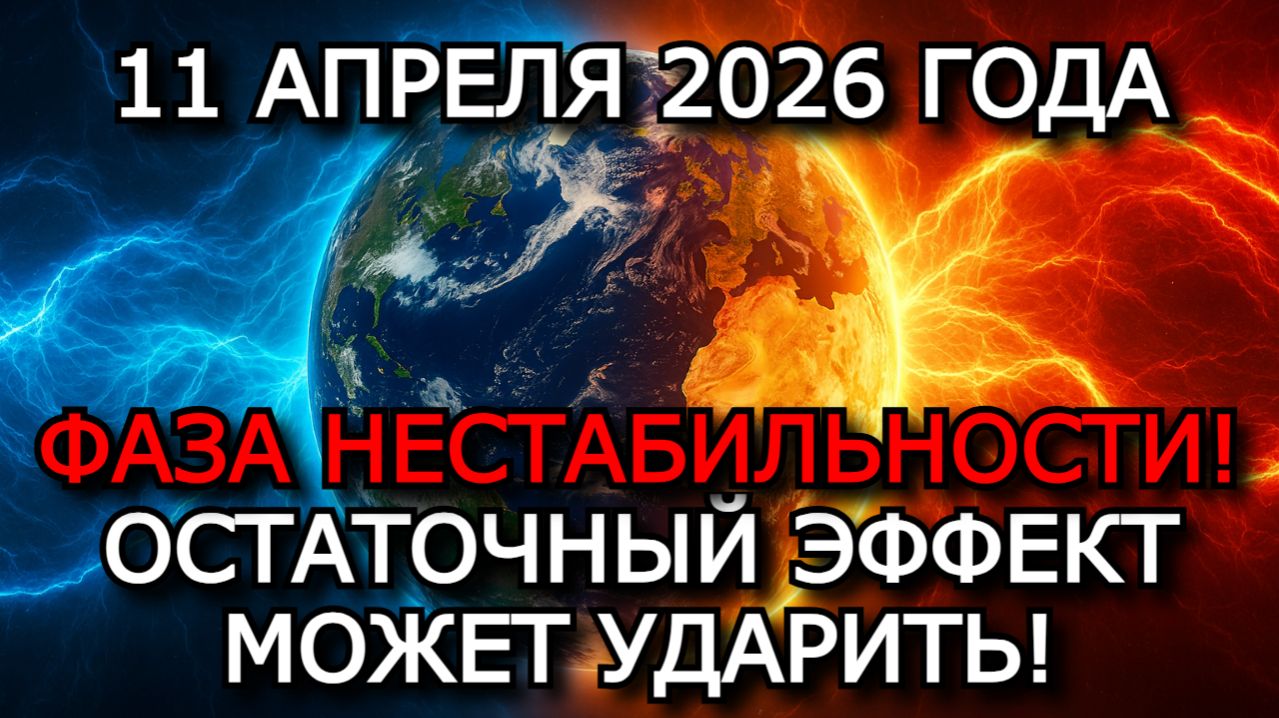МАГНИТНЫЕ БУРИ 11 АПРЕЛЯ 2026 — СПАД АКТИВНОСТИ, K-ИНДЕКС ДО 6, РИСК ВСПЛЕСКОВ