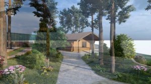 Проект многоуровневого пространства в лесу