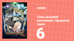Семь рыцарей революции: Преемник героя 6 серия (аниме-сериал, 2021)