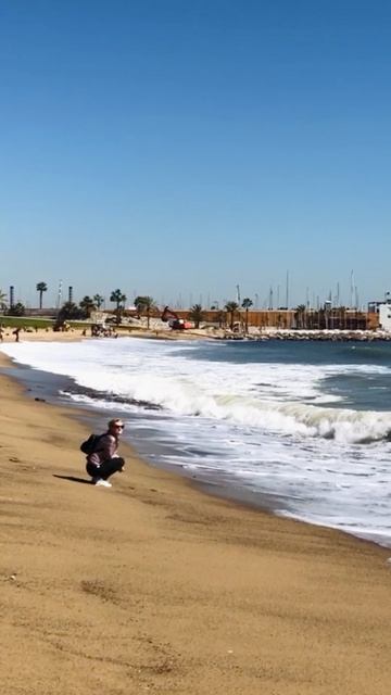 Пляж Барселонета🌊