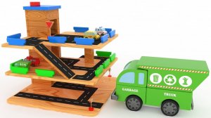 Цвета с уличными транспортными средствами, детские цвета автомобилей, парковка транспортных средств