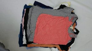 42584 Футболки, майки женские, 6пак, F44, секонд (extra/1 кат) оптом